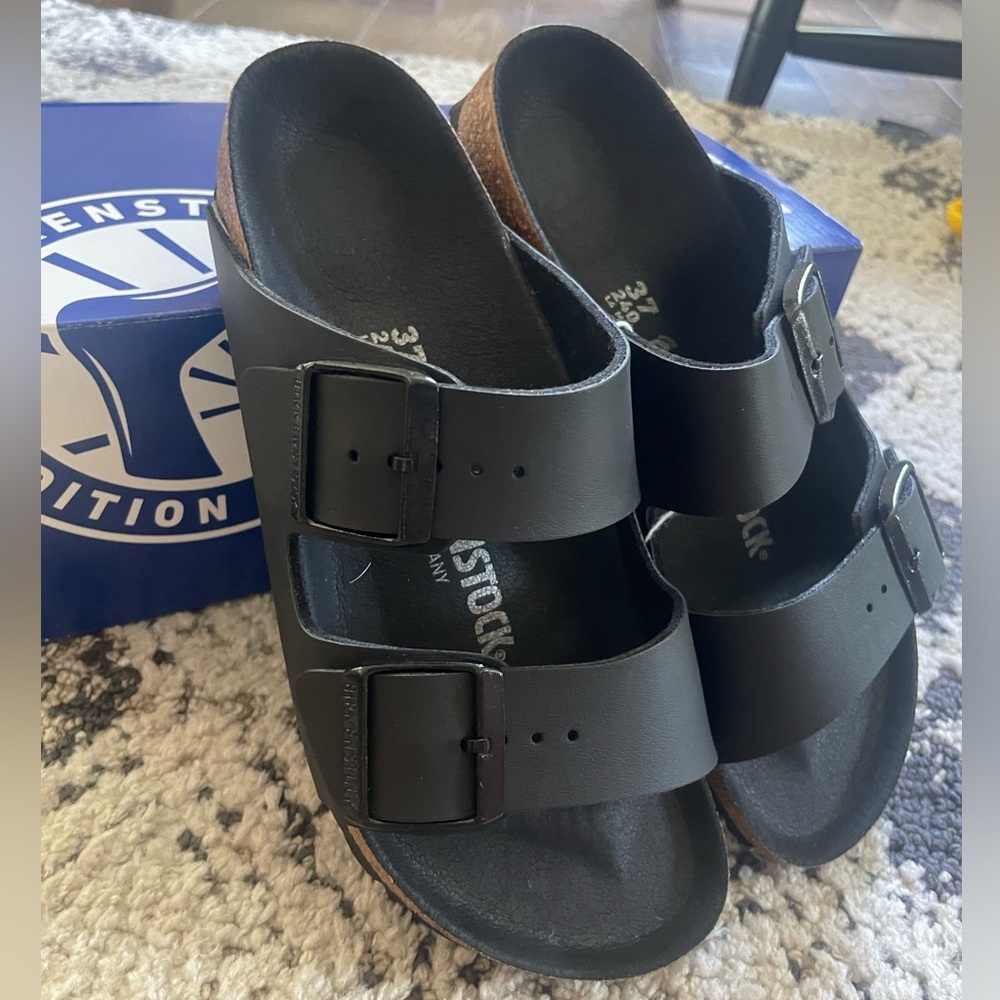 Black Birkenstock Birko-Flor Arizona — NWT/New in box!